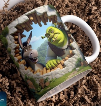 Kubek ceramiczny z nadrukiem Shrek 