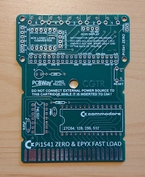 PCB płytka do budowy Pi1541 + EPYX Loader