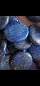 Korale lapis lazuli naszyjnik
