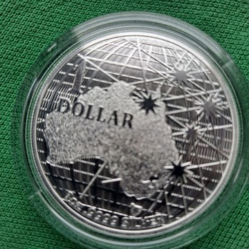 Srebrna moneta pod południowym niebem 2020r