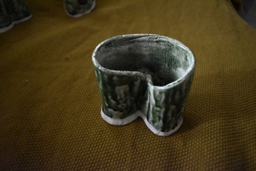 Organizer ceramiczny z gliny seria "Zielony Las"