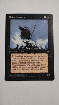 MAGIC the Gathering Brine Shaman 1995 r.