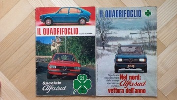 IL QUADRIFOGLIO ALFA ROMEO czasopismo 1971 1974