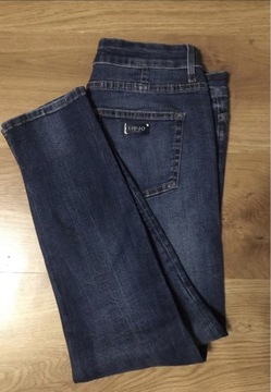 Spodnie damskie jeans granatowe roz 26 LIU-JO