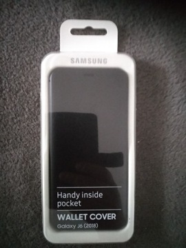 Samsung Galaxy J6 Wallet Case Black
