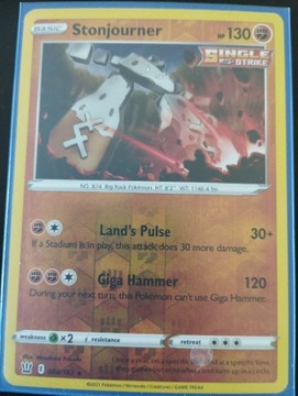 Battle Styles - Stonjourner rare Reverse Holo