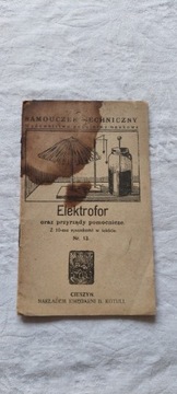 Samouczek tech. - Elektrofor Cieszyn 1921