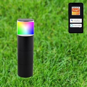 TUYA RGB LAMPA OGRODOWA SMART KOLOROWE ŚWIATŁO LED