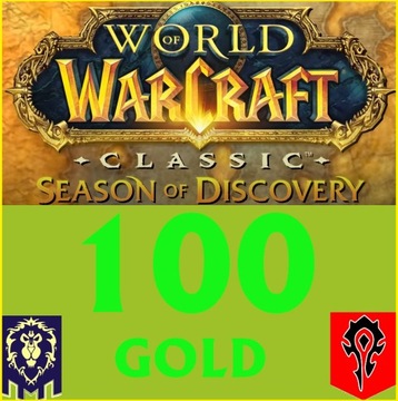 100G WoW Gold SEASON OF DISCOVERY SOD Serwery EU