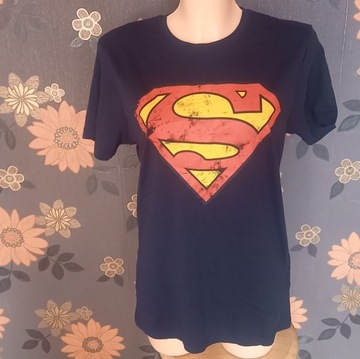 granatowa koszulka superman S 