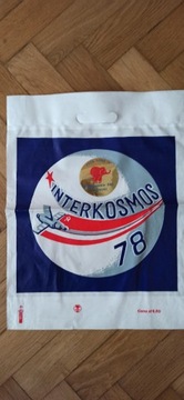  Vintage reklamówka INTERKOSMOS Hermaszewski PKR
