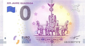 Banknot 0 Euro - 225 Jahre Quadriga 2018