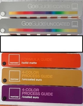 Pantone USA x5 Wzorniki kolorów zestaw 2008