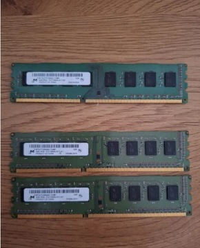 Pamięć RAM DDR3 2x2GB 1RC8, 1x4GB 2RX8