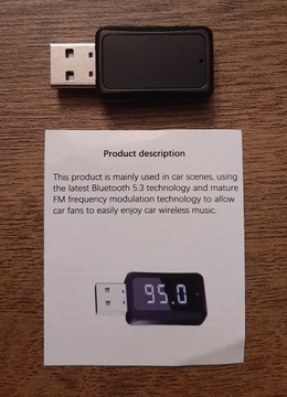 TRANISMITER BLUETOOTH USB, SAMOCHÓD, STARE RADIO