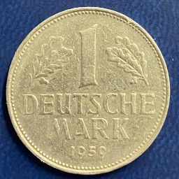 Niemcy 1 marka, 1959 seria D