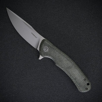 Nóż składany Petrified Fish Warrior PF949 Green Micarta