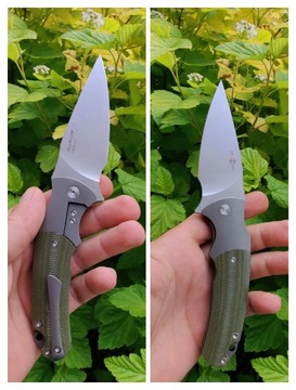 Nóż TwoSun TS286 tytan plus micarta