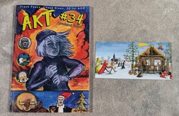AKT #34 magazyn komiksowy plus karta pocztowa