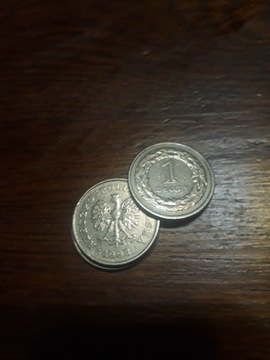 Moneta 1 złoty 1993 rok 