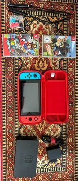 Zestaw - Konsola Nintendo Switch+ 2 gry