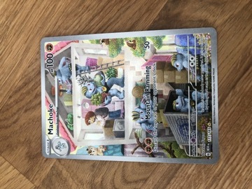 Karta pokemon Machoke 177/165 mew 151