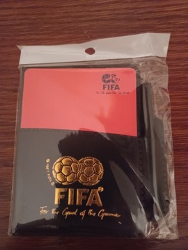 Kartki sędziowskie FIFA etui ołówek