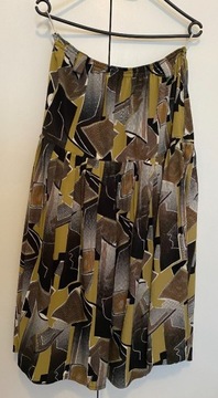 Spódnica geometryczny kształt plisowana  roz.46-48