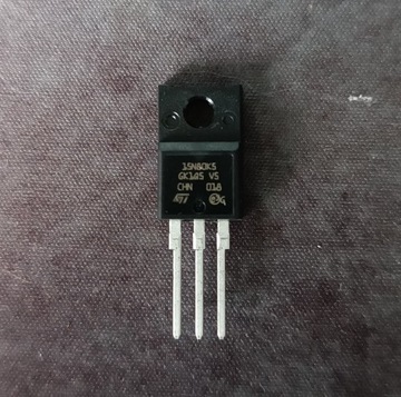 Tranzystor MOSFET STFU 15N80K5