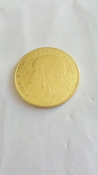 Moneta 100 zł Jadwiga/Polonia z 1925 r piękna