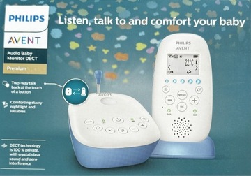 Philips Avent Niania Elektroniczna SCD735 Projektor Gwiazdek dla Dziecka