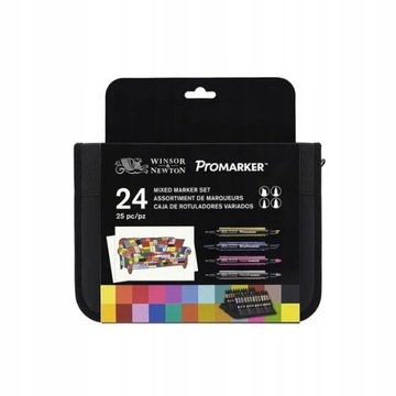 Promarker komplet mix 24 szt Winsor&Newton