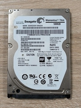 Seagate 5000C50061946204 500 GB 2013