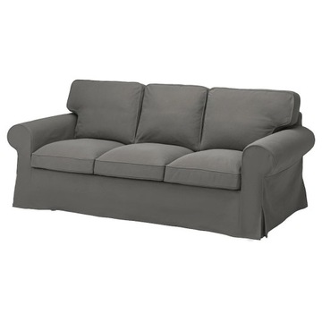 Sofa 3 osobowa EKTORP IKEA szara bardzo dobry stan