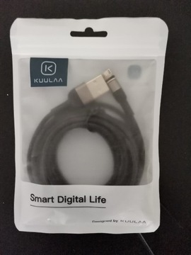 Kabel magnetyczny KULA, 2 metry. USB C lub MICRO