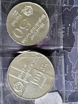 Węgry 100 forintów, 1974 50-lecie - Bank Narodowy