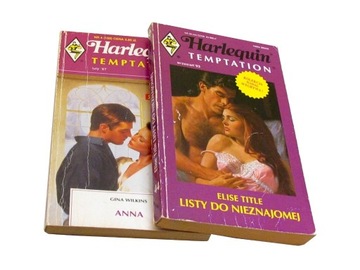 Harlequin Temptation 2x Listy do nieznajomej