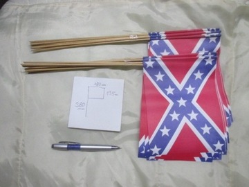 Flaga Konfederacji 18 x 13,5 cm