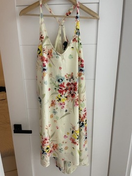 Sukienka 42 XL kwiaty kwiatki floral