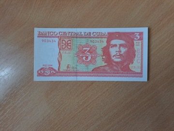 Kuba 3 pesos 2004 