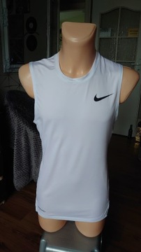 Nike Pro Dri-Fit koszulka męska M na ramiączkach biała