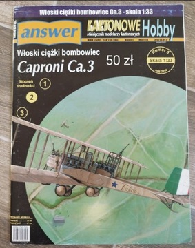 Model kartonowy Caproni Ca.3