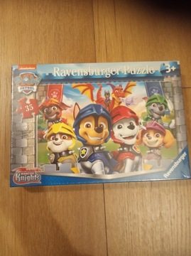 PUZZLE - PSI PATROL - RYCERZE - RAVENSBURGER 05617