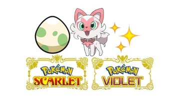 Pokemon Scarlet|Violet - Shiny Sprigatito w Jajku