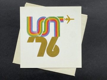 Polskie Linie Lotnicze LOT kartka pocztowa 1976