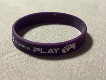 Fioletowa bransoletka play bracelet