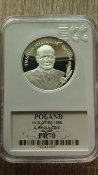 10zł.1996r.Mikołajczyk-PR70