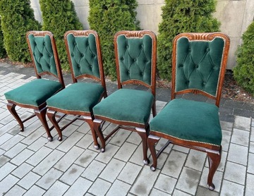 Antyczne Krzesla Ludwikowskie po renowacji