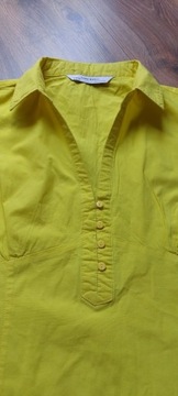 Koszula bluzka XL wiosna lato żółta ZARA