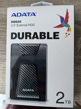 Dysk ADATA HD 650. Nowy! 2 TB